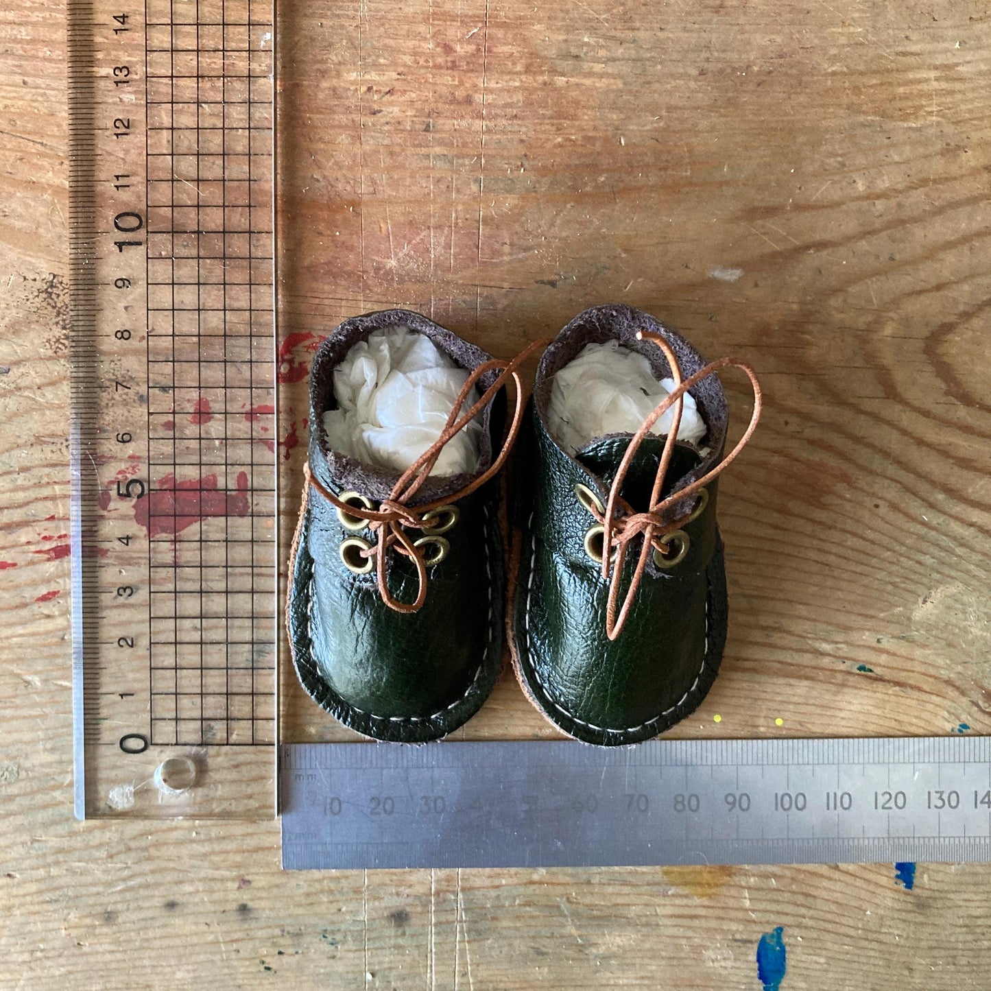 Leather shoes for 15” Doll