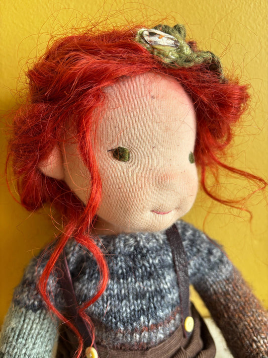 Dolls Handmade Headtie - for a 12-15” Waldorf style doll or teddy