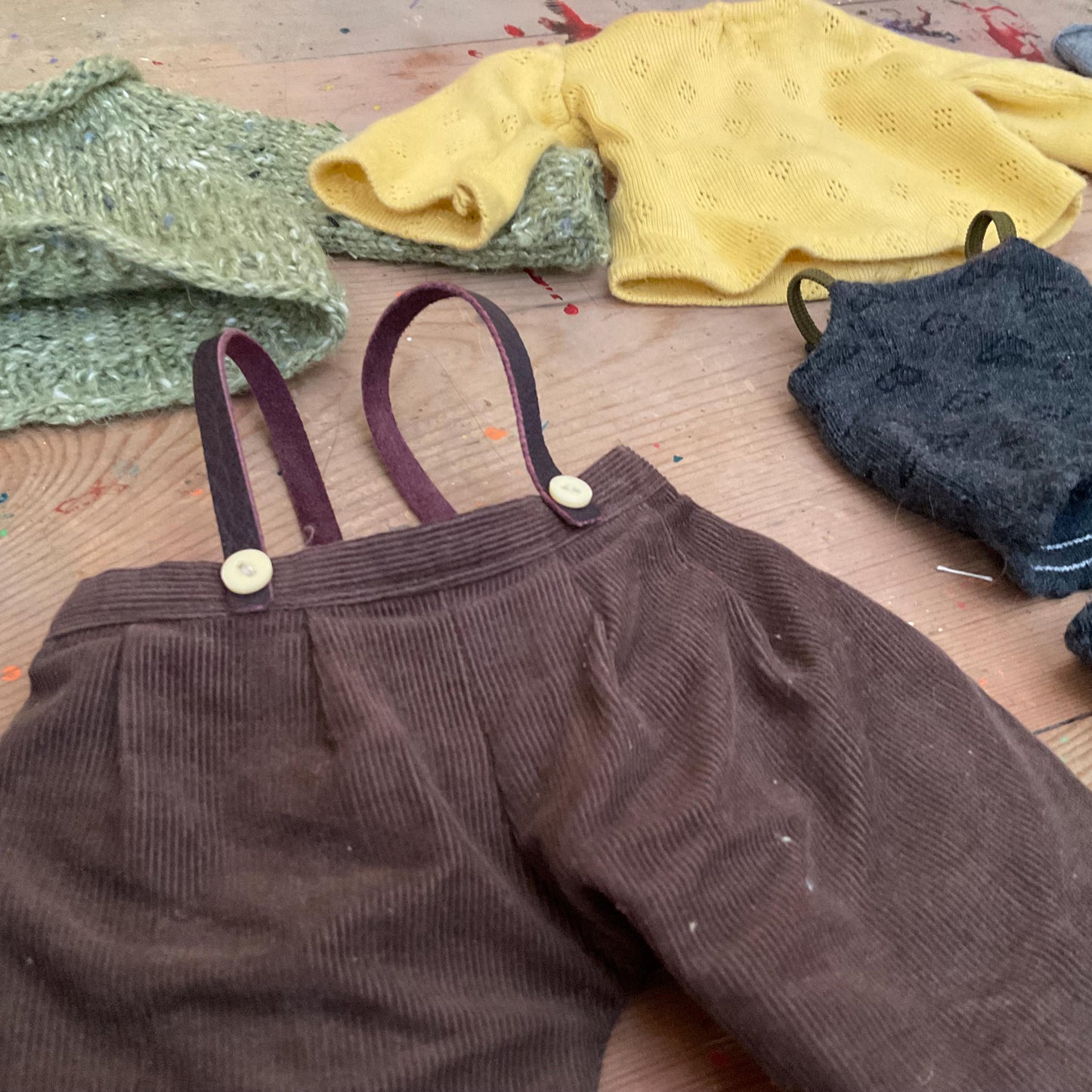 Ruby, a Waldorf Inspired Doll, 13.5", handmade with natural fibres