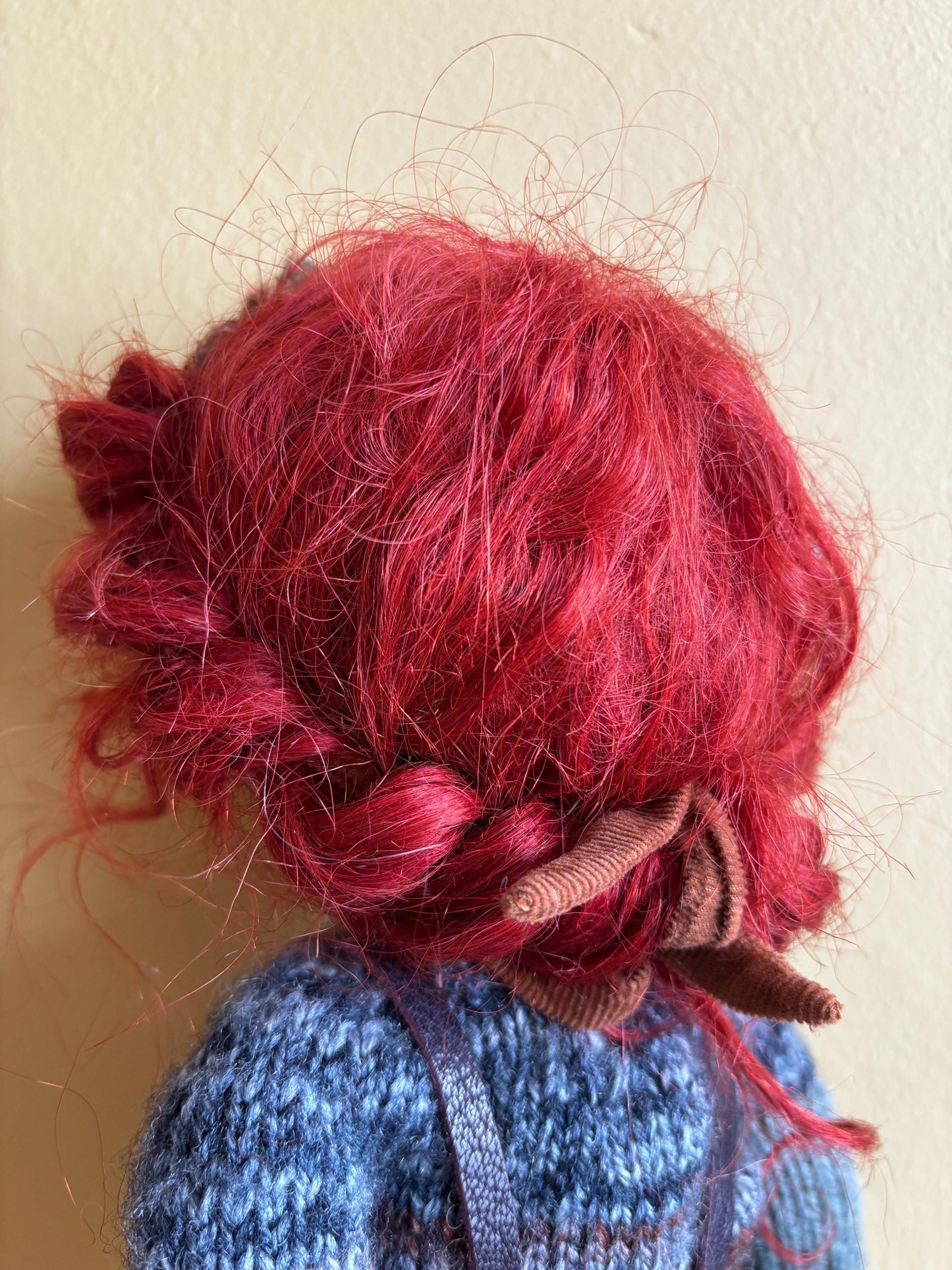 Dolls Handmade Headtie - for a 12-15” Waldorf style doll or teddy