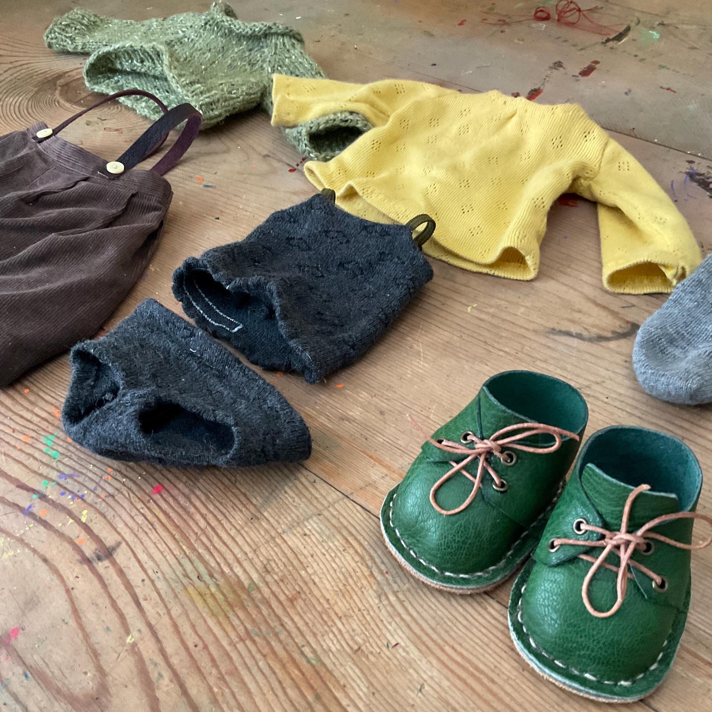 Ruby, a Waldorf Inspired Doll, 13.5", handmade with natural fibres