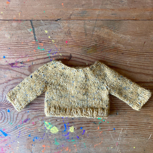 Dolls Yolk Neck Jumper - 13” Waldorf Doll size