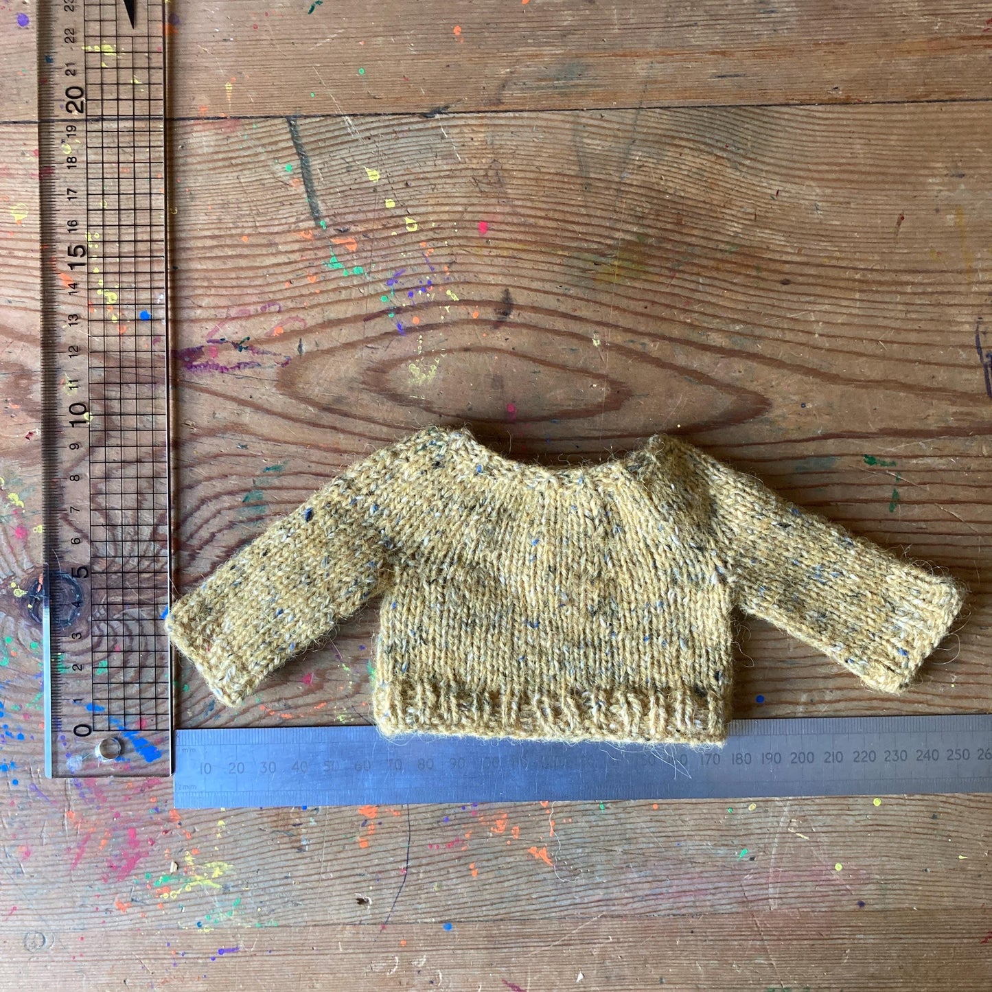 Dolls Yolk Neck Jumper - 13” Waldorf Doll size