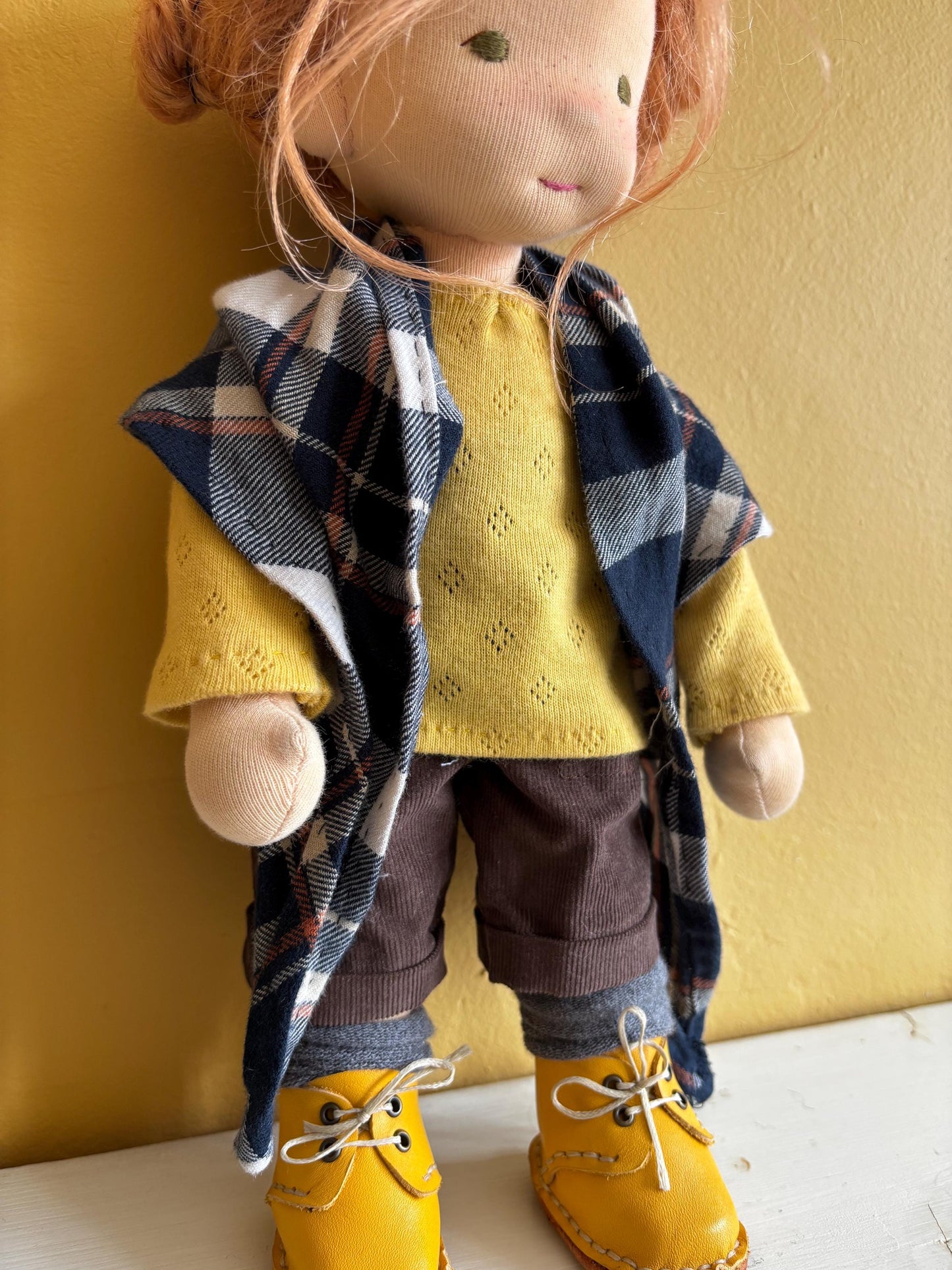 Dolls handmade scarf - for a Waldorf 13.5” style doll or a teddy