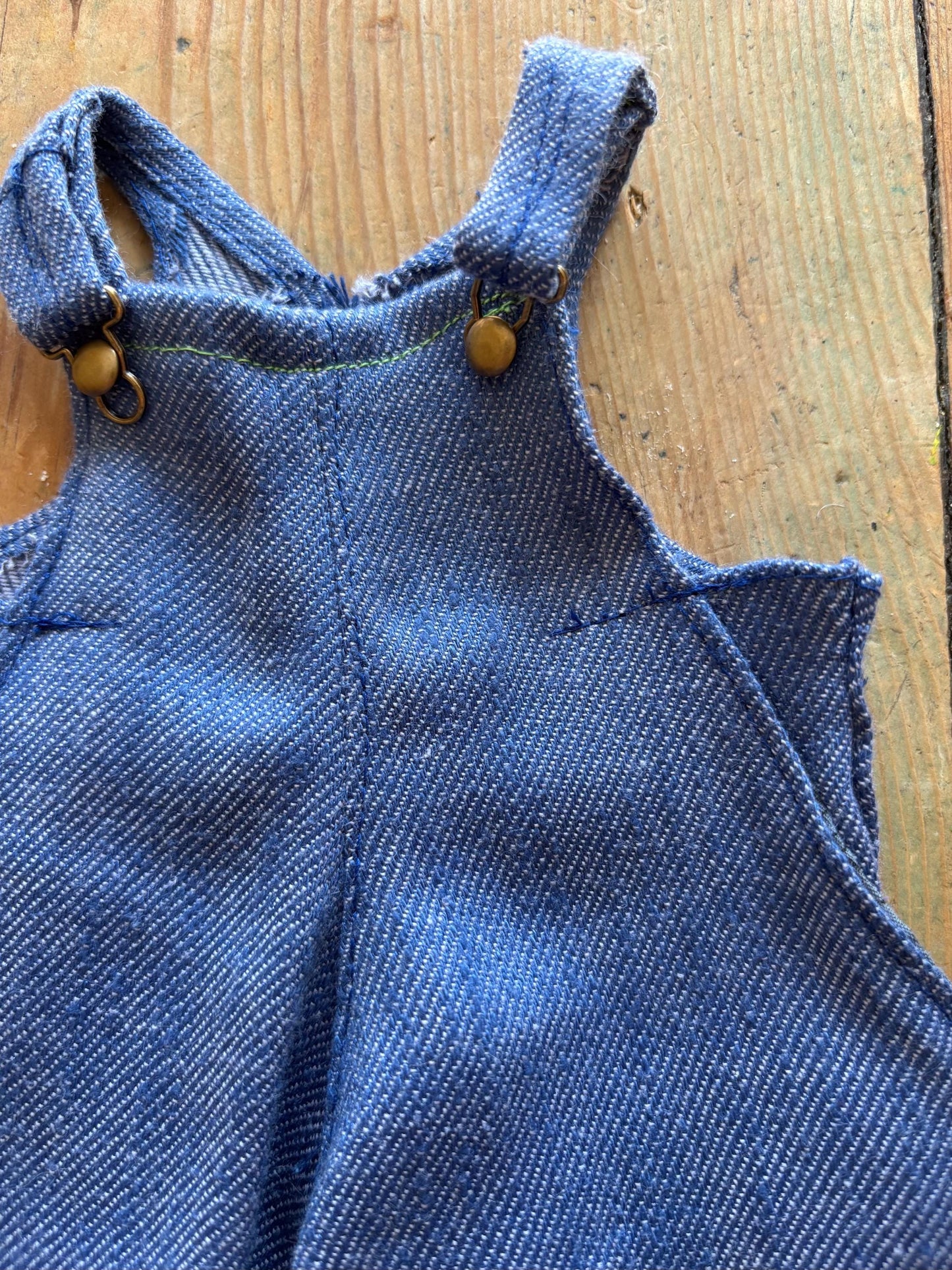 Dolls Dungarees -  13.5” Waldorf Doll size for a doll or teddy