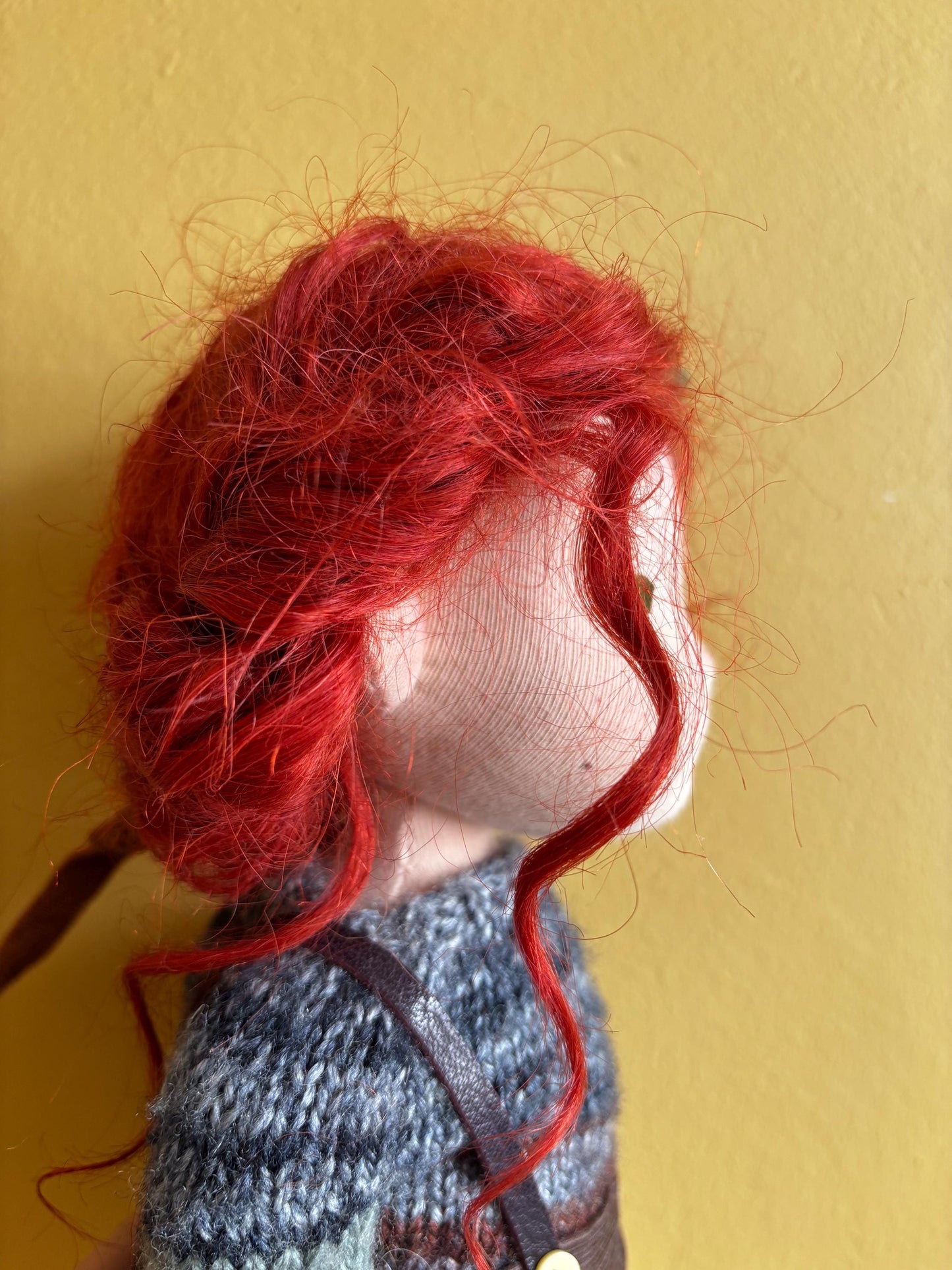 Dolls Handmade Headtie - for a 12-15” Waldorf style doll or teddy