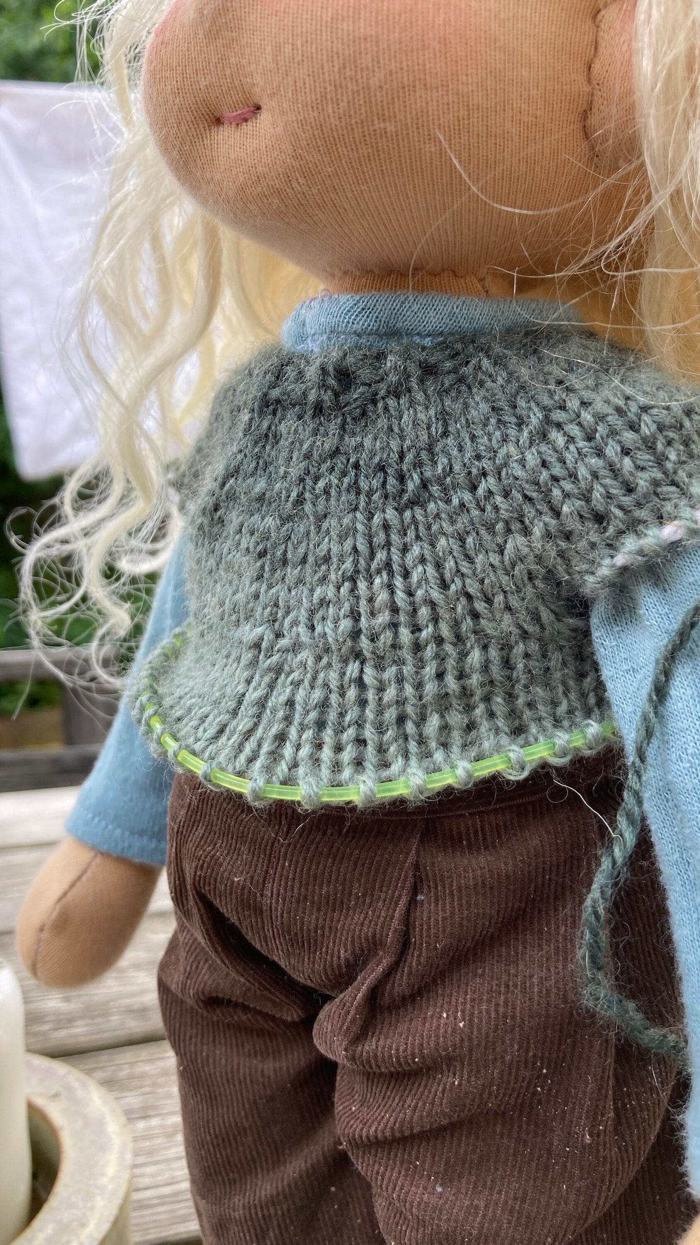 Yolk Jumper for 13.5” Waldorf Doll - PATTERN