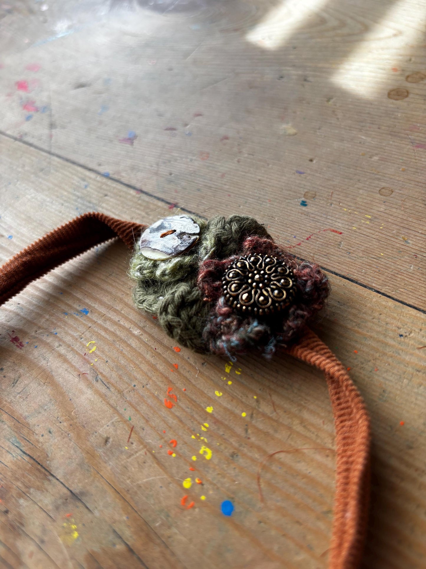 Dolls Handmade Headtie - for a 12-15” Waldorf style doll or teddy