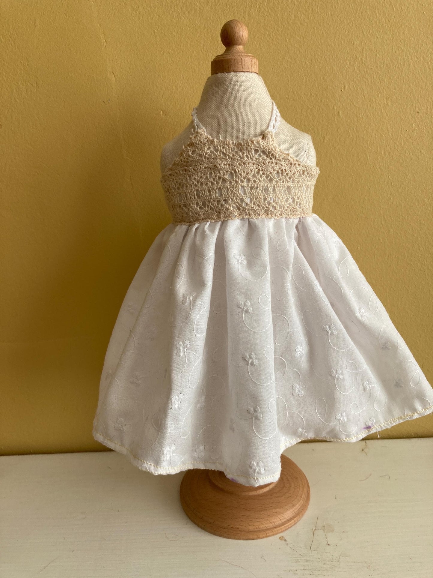 Dolls Smock and Under Dress -  13” Waldorf Doll size for a doll or teddy