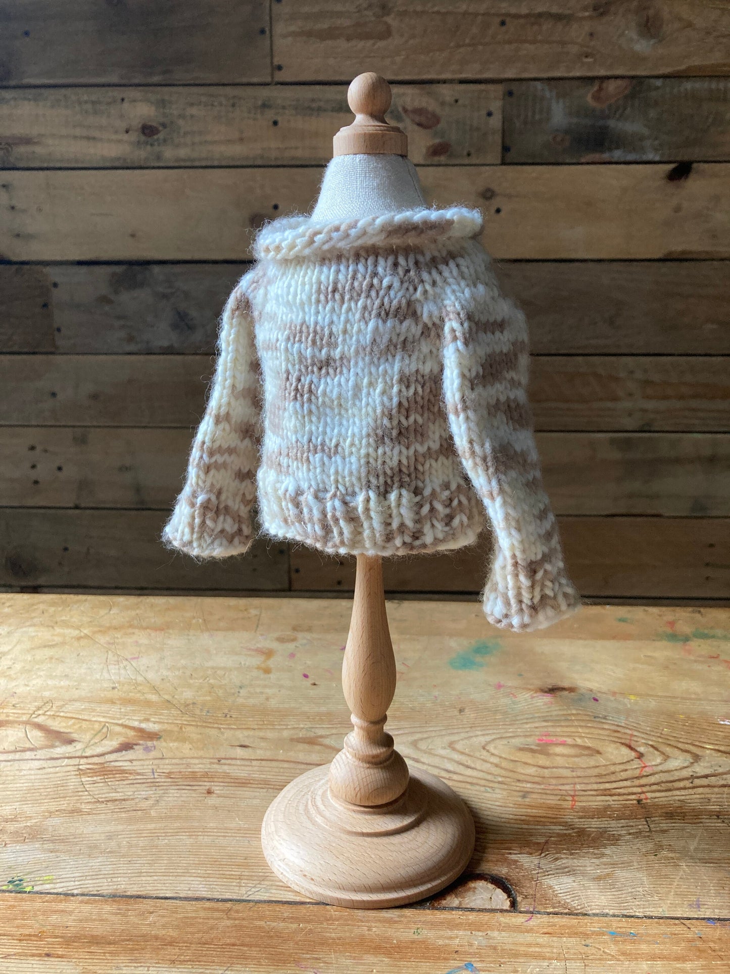 Dolls Rollneck Jumper - PATTERN