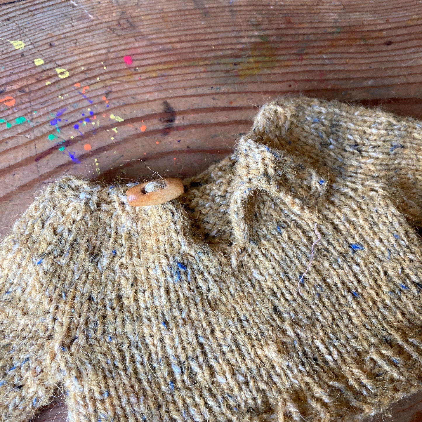 Dolls Yolk Neck Jumper - 13” Waldorf Doll size