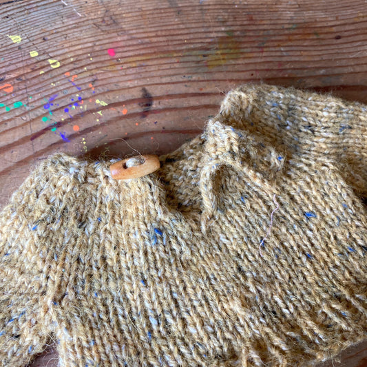 Dolls Yolk Neck Jumper - 13” Waldorf Doll size