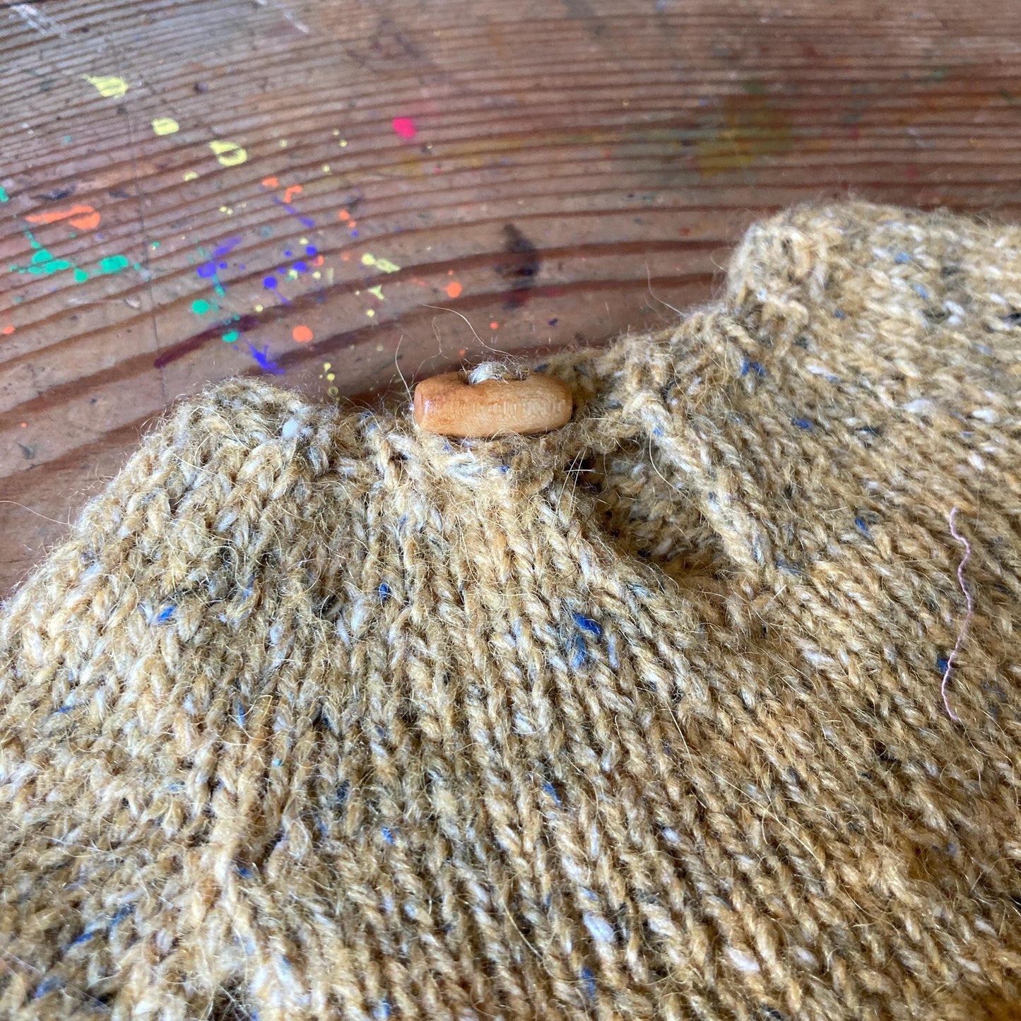 Dolls Yolk Neck Jumper - 13” Waldorf Doll size