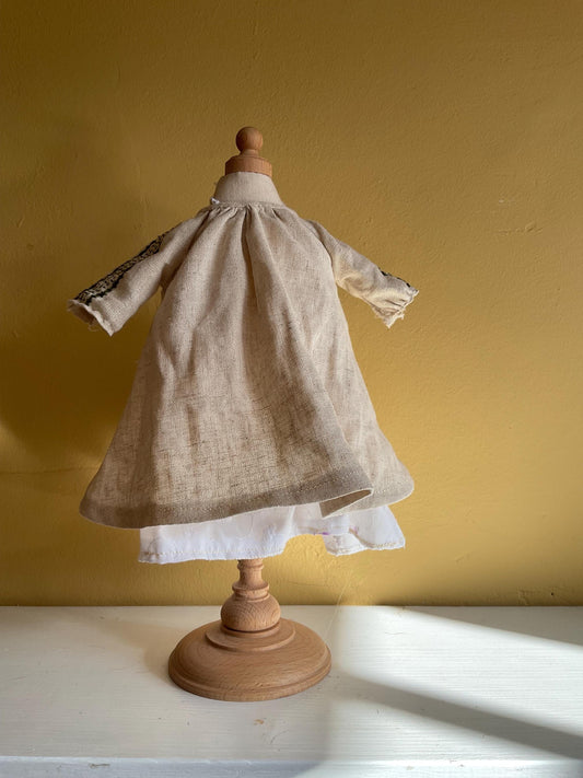 Dolls Smock and Under Dress -  13” Waldorf Doll size for a doll or teddy