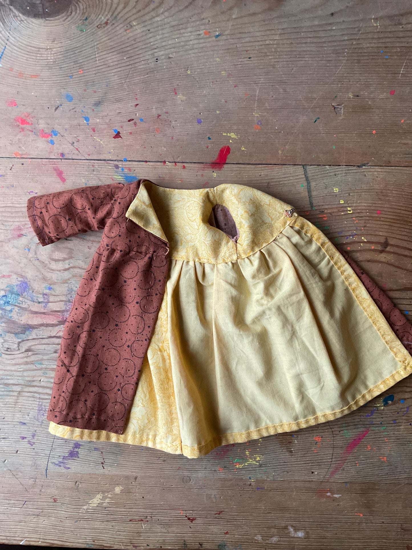Dolls Dress -  13” Waldorf Doll size for a doll or teddy