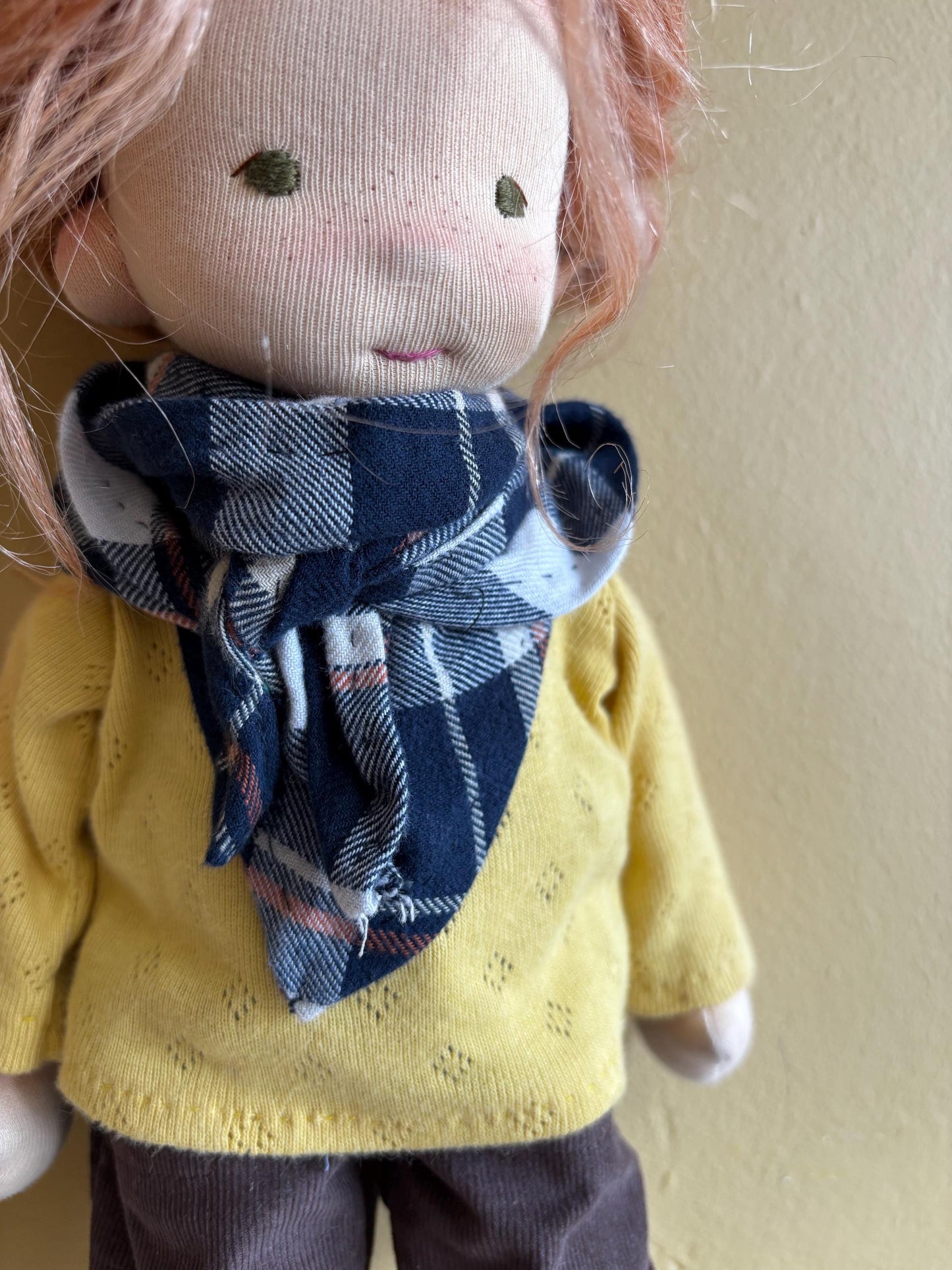 Dolls handmade scarf - for a Waldorf 13.5” style doll or a teddy