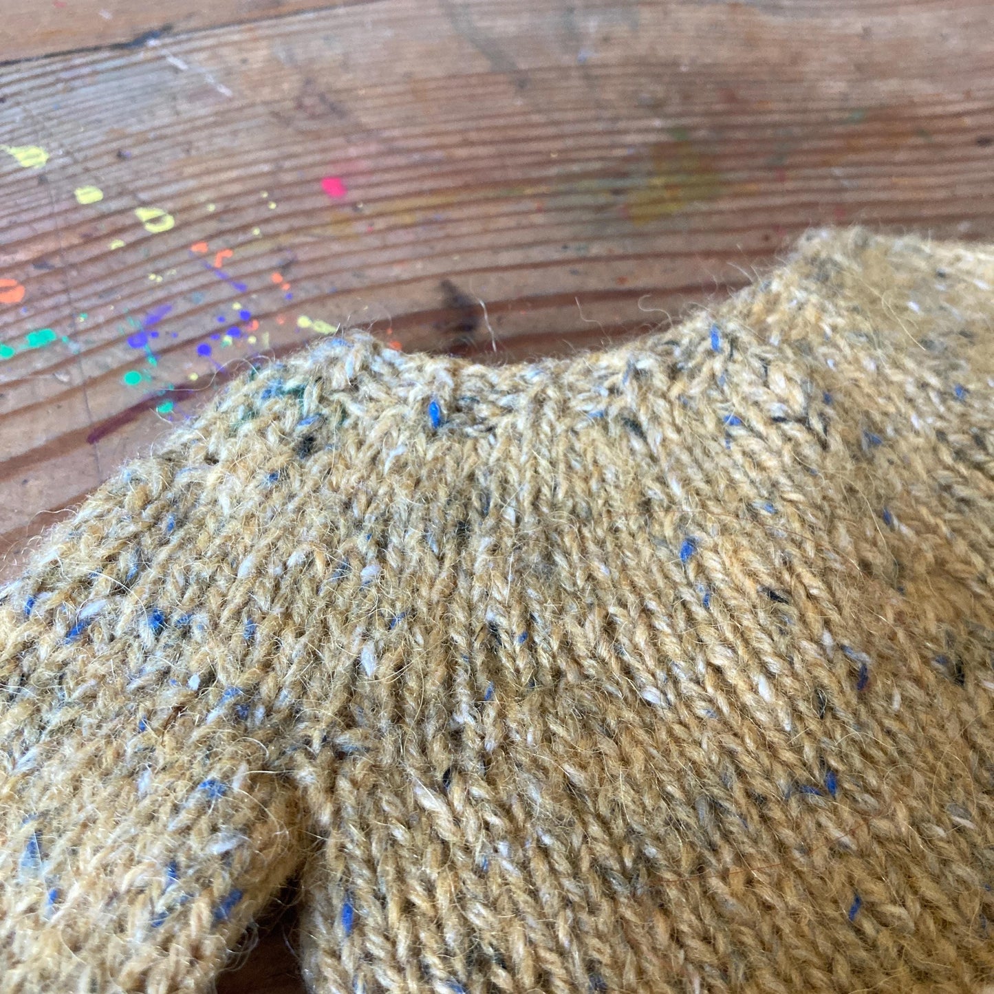 Dolls Yolk Neck Jumper - 13” Waldorf Doll size