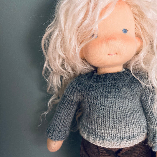 Yolk Jumper for 13.5” Waldorf Doll - PATTERN